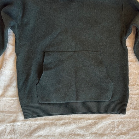 Zara kids Green soft Hooded sweater with front pocket size youth 11/12 years - Picture 3 of 5